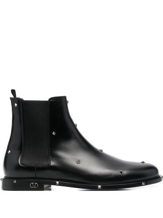 Valentino Garavani Rockstud Chelsea Boots - Farfetch