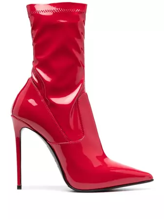 Le Silla 120mm Eva patent vinyl ankle boots