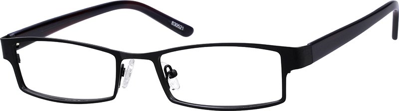 Black Rectangle Glasses #830521