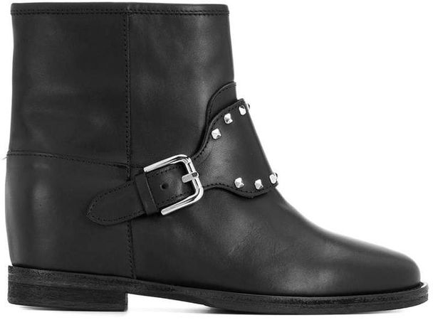 Via Roma 15 studded ankle boots