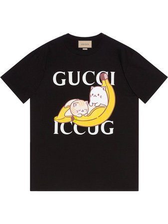 Gucci x Bananya Printed short-sleeve T-shirt - Farfetch