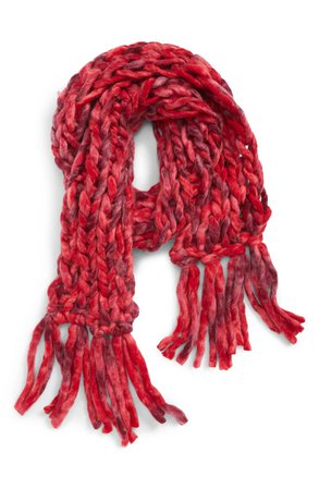 Leith Chunky Oblong Chain Knit Scarf | Nordstrom