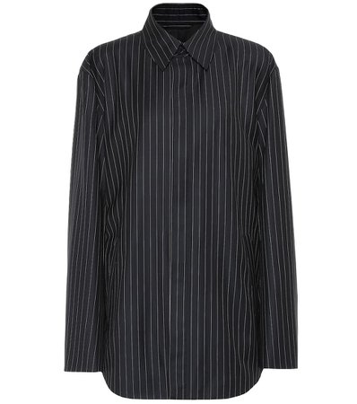 Striped Wool And Cashmere Jacket - Balenciaga | mytheresa
