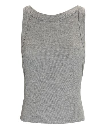 The Line By K Ximeno Tank Top In Grey | INTERMIX®
