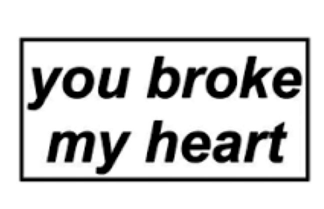 broken hearts 💔