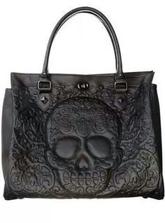 Cute! #Purse #Skulls #Gothic #Bags #DayoftheDead