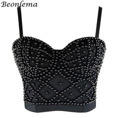 Alivila.Y Fashion Sequins Punk Goth Bra Clubwear - Silver - CQ11N6ZP0PN | Corsets and bustiers, Bustier, Dancers outfit