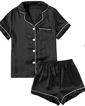 Black pajama set