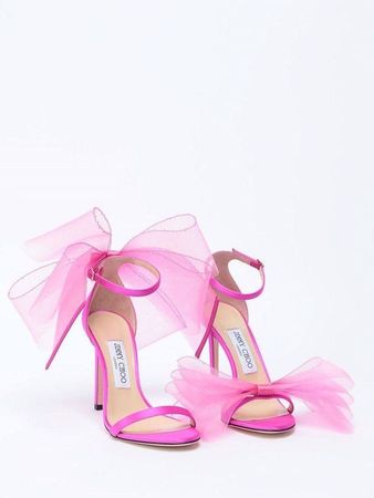 pink heeled shoes