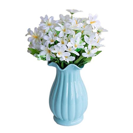 Artificial Flowers, Fake Flowers Plastic 6 Branches/1Pc Narcissus Bouquets Gifts Wedding Party Kitchen Home Decor: Amazon.in: Home & Kitchen