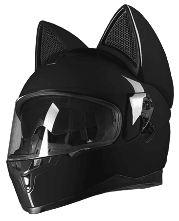 cat Kitty moto biker Helmet png