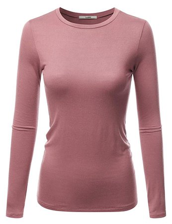 Dusty-Pink Long-Sleeve Shirt