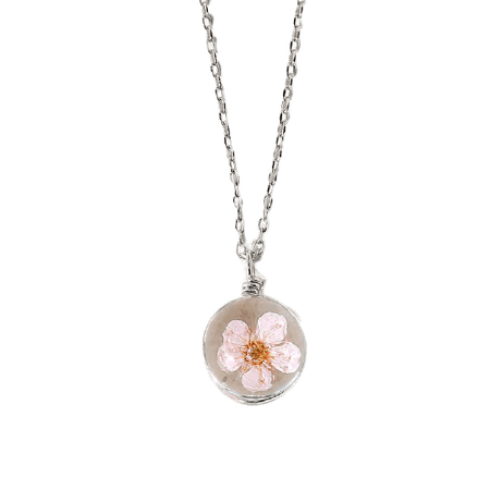 Silver Sakura Pendant/Necklace