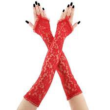 red lace gloves - Google Search