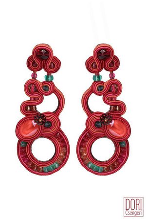 Mauve Showstopper Earrings - Dori Csengeri DLR