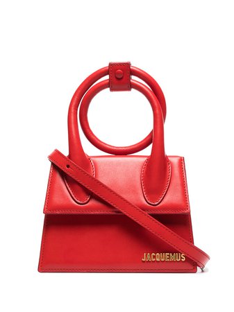 Jacquemus Le Chiquito Noeud leather mini bag - FARFETCH