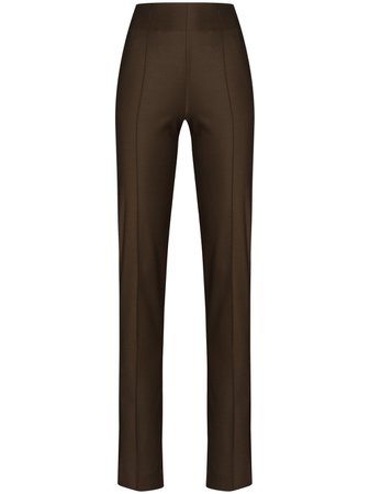 Materiel Tropical slim-fit trousers brown SS21TIKTSA40PABR - Farfetch