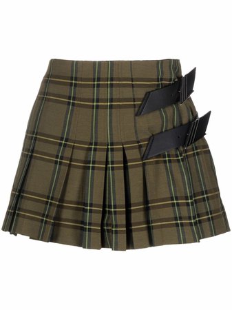 The Attico check-print Mini Skirt - Farfetch