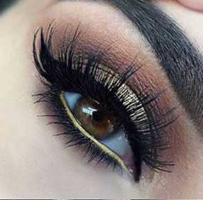 Yellow Lower Liner Eye Makeup