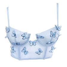 blue butterfly top - Google Search