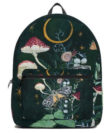 mushroom forest fairy backpack
