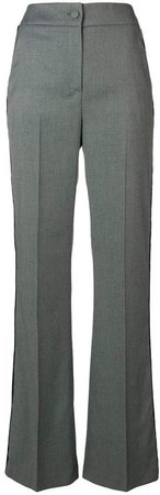 ruffle-trimmed trousers