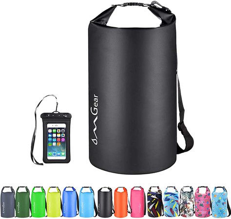 Amazon.com : OMGear Waterproof Dry Bag Backpack Waterproof Phone Pouch 40L/30L/20L/10L/5L Floating Dry Sack for Kayaking Boating Sailing Canoeing Rafting Hiking Camping Outdoors Activities (camouflage1, 30L) : Sports & Outdoors