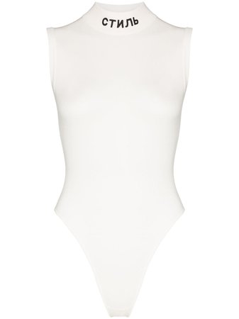 Heron Preston Sleeveless High-Neck Bodysuit Ss20 | Farfetch.com