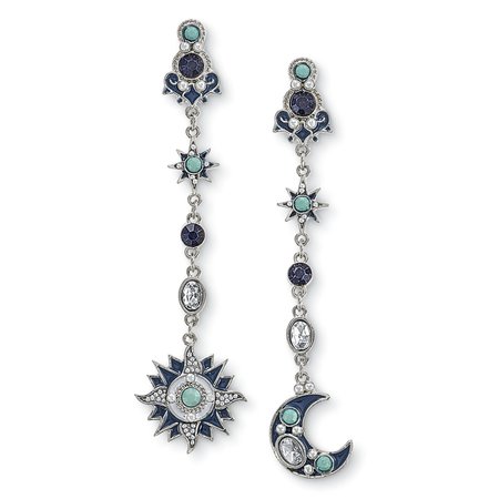 Sun & Moon Dangle Earrings - Women’s Romantic & Fantasy Inspired Fashions