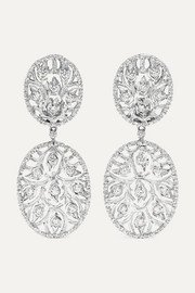 Anita Ko | Huggies 18-karat white gold diamond earring | NET-A-PORTER.COM