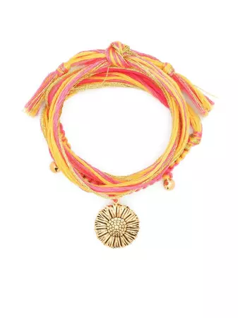 Aurelie Bidermann Honolulu Flower Charm Bracelet - Farfetch