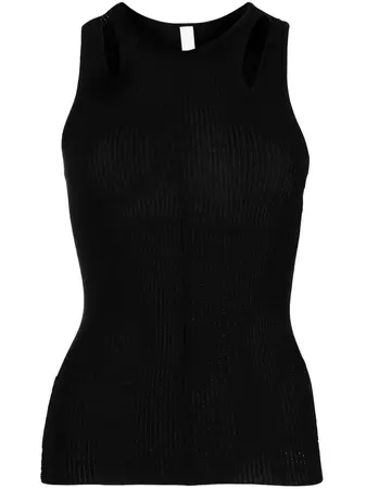 Dion Lee Merino Pointelle Ribbed Tank Top - Farfetch