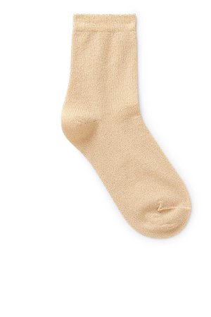 Frippery Glitter Socks - Beige - Socks - Weekday GB