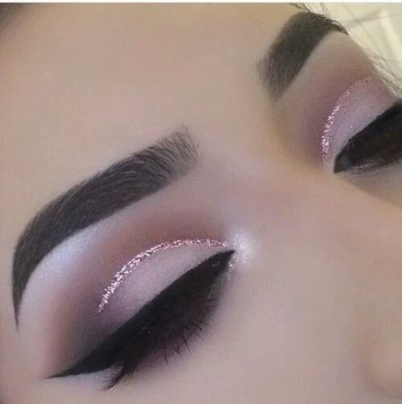 pale pink cut crease eyeshadow - Google Search