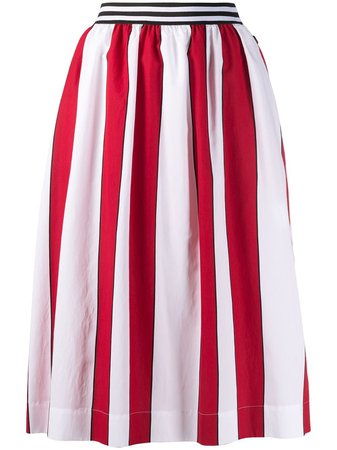 Woolrich Striped Pleated Skirt - Farfetch