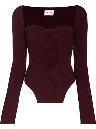 KHAITE Maddy Knitted Top - Farfetch