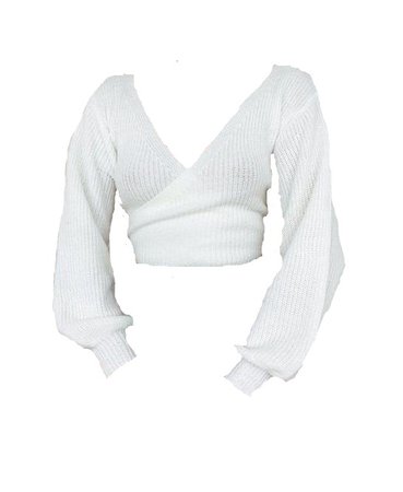 white v sweater