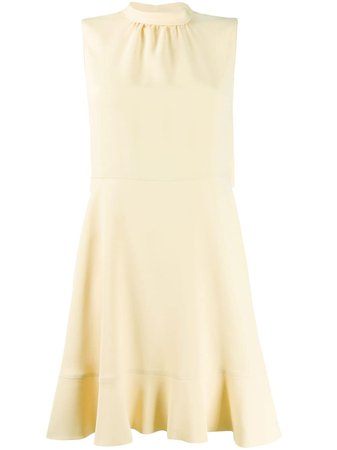Redvalentino Bow Detail Dress TR3VAL450F1 Yellow | Farfetch