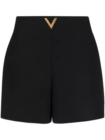 Valentino Garavani Shorts Con Logo V - Farfetch