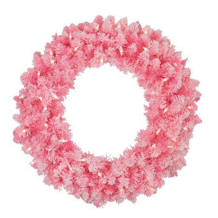 pink christmas wreath - Google Search