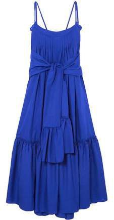 Adriadne Ruffled Cotton-poplin Maxi Dress