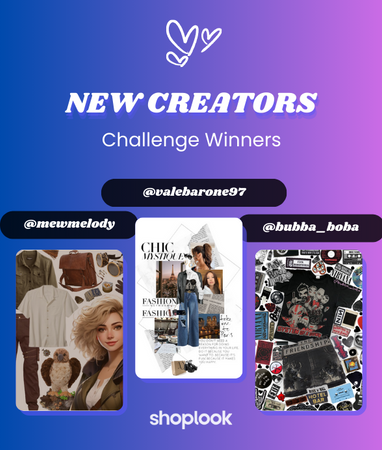 New creator winners