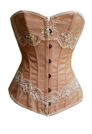 peach corset