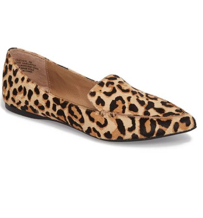 Steve Madden leopard loafer