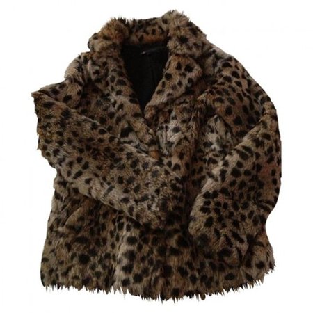 cheetah faux fur jacket