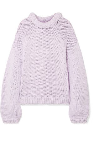 Tibi | Oversized cotton-blend sweater | NET-A-PORTER.COM