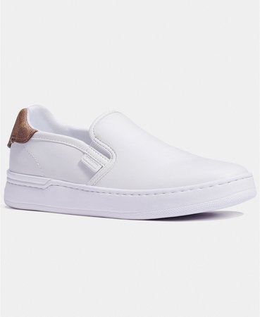 white COACH Walker Slip-On Sneakers & Reviews - Athletic Shoes & Sneakers - Shoes - Macy's