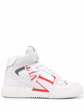 Shop Valentino Garavani Untitled high-top sneakers with Express Delivery - FARFETCH