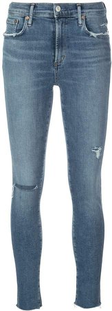AGOLDE distressed skinny jeans