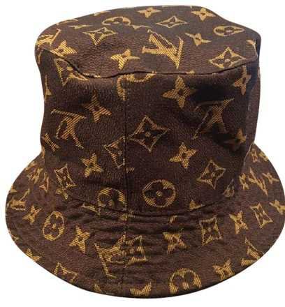 Louis Vuitton Brown Monogram Bucket Vintage Hat - Tradesy